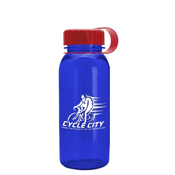Translucent Blue color option for Garyline® Cadet Tritan® Bottle With Tethered Lid   18 Oz.
