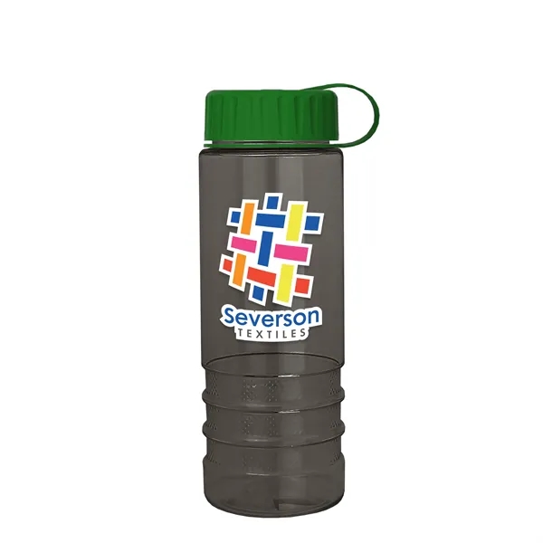 Smoke color option for Garyline® Salute Bottle With Tethered Lid   24 Oz.