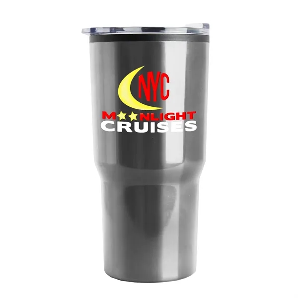 Silver color option for Garyline® Carova Stainless Steel Tumbler   18 Oz.