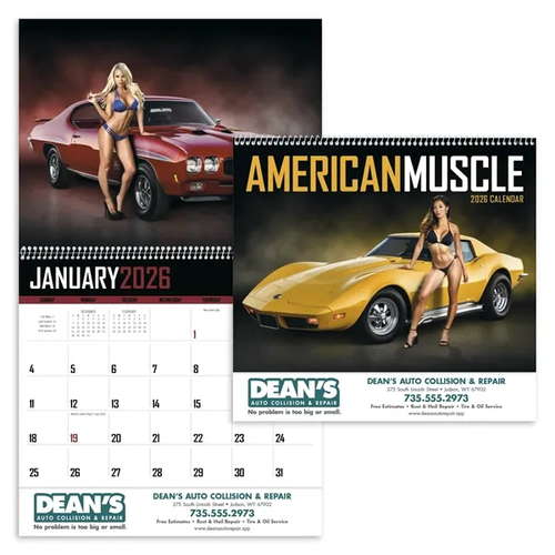 Main photo of Triumph® Calendars American Muscle Calendar