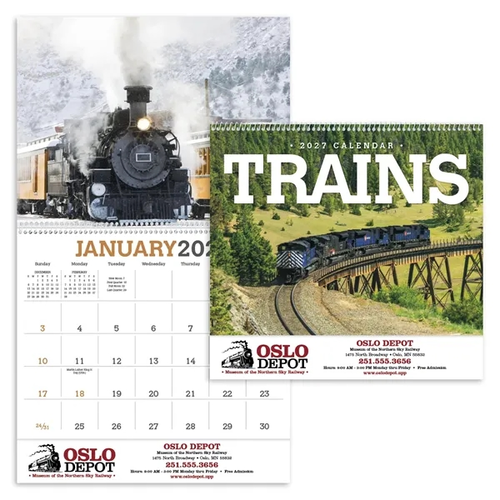 Main photo of Triumph® Calendars Trains Calendar