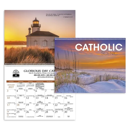 Main photo of Triumph® Calendars Catholic Scenic Calendar