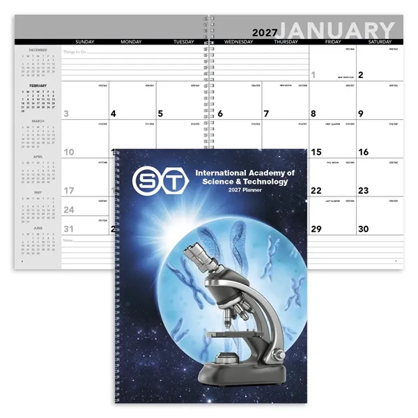 White color option for Triumph® Calendars Standard Year Desk Planner With Custom...