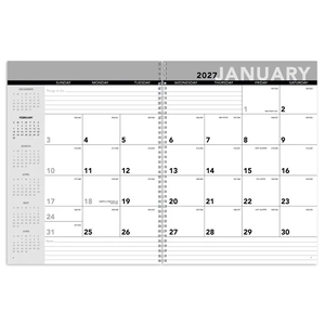 Photo of Triumph® Calendars Standard Year Desk Planner With Custom...