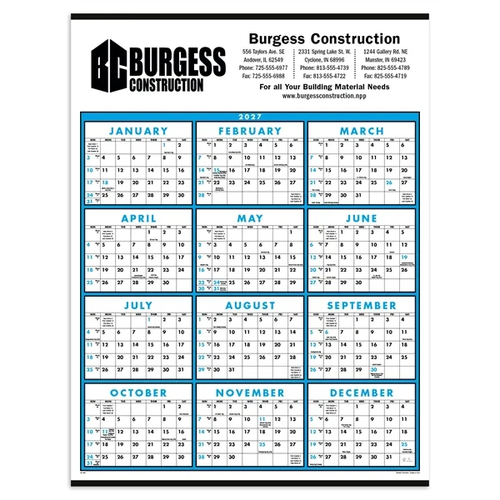 Photo of Triumph® Calendars Span A Year Non Laminated Calendar