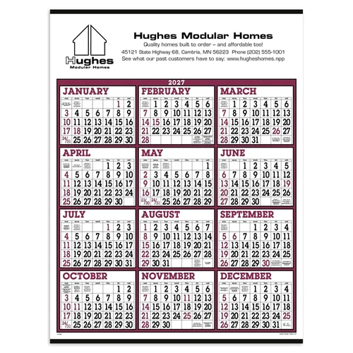 Photo of Triumph® Calendars Big Numbers Span A Year Calendar