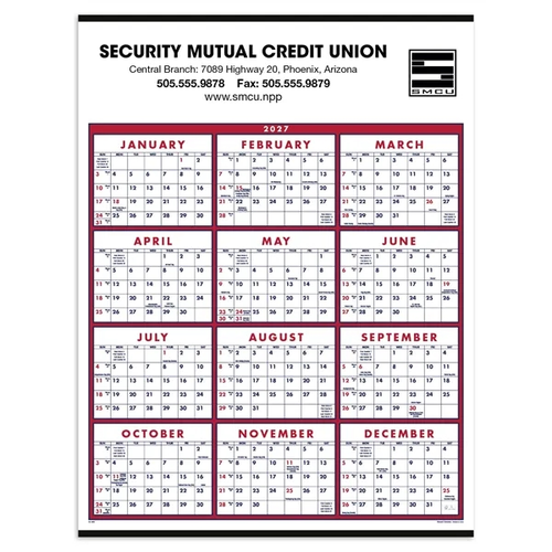 Main photo of Triumph® Calendars Span A Year Calendar