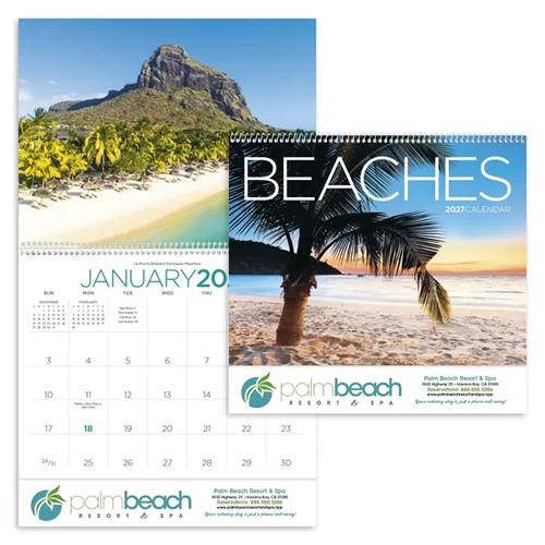 Main photo of Triumph® Calendars Beaches Calendar