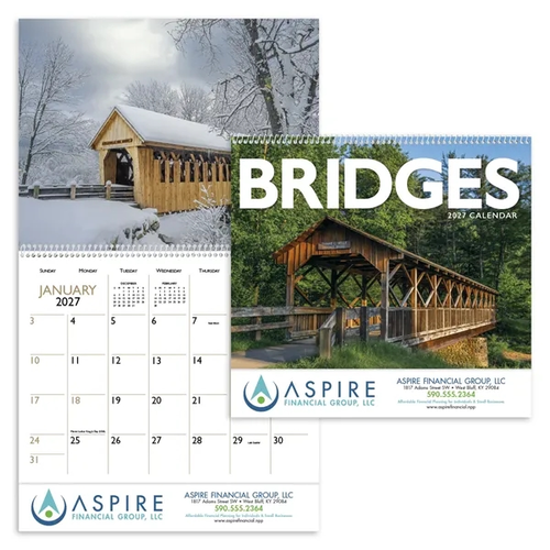 Main photo of Triumph® Calendars Bridges Calendar
