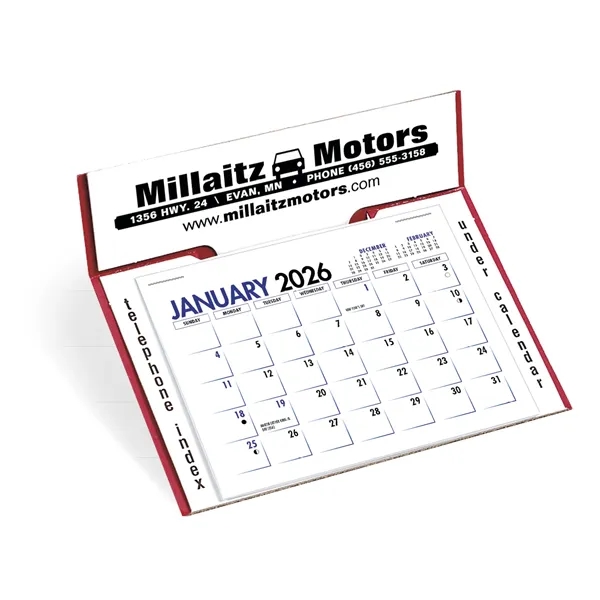 White color option for Triumph® Calendars Memo Calendar