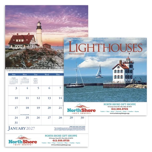Main photo of Triumph® Calendars Lighthouses Calendar