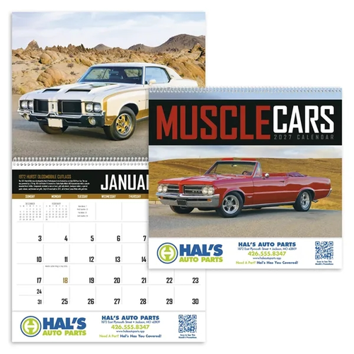 Main photo of Triumph® Calendars Muscle Cars Calendar