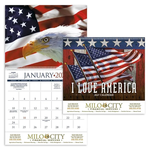 Main photo of Triumph® Calendars I Love America Calendar