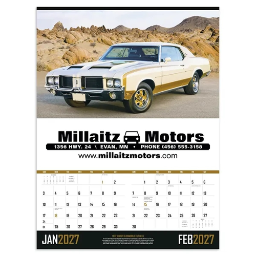 Main photo of Triumph® Calendars Muscle Cars Calendar