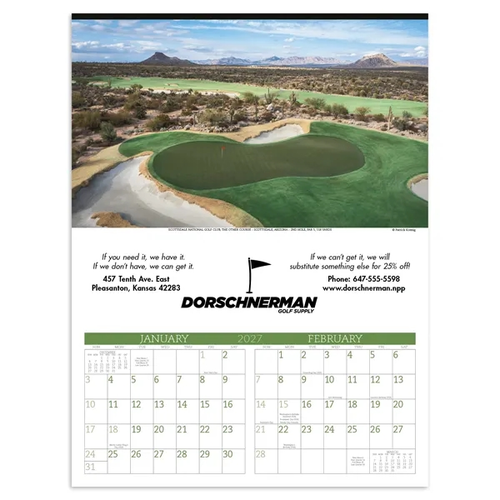 Photo of Triumph® Calendars Executive Golf Calendar
