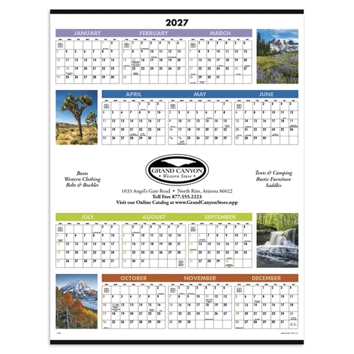 Photo of Triumph® Calendars Scenic Span A Year Calendar