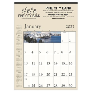 Photo of Triumph® Calendars Decorator Memo (Tan) Calendar