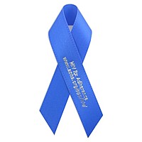 5/8" X 3 1/2" Awareness Ribbon  Imprinted With Pin	