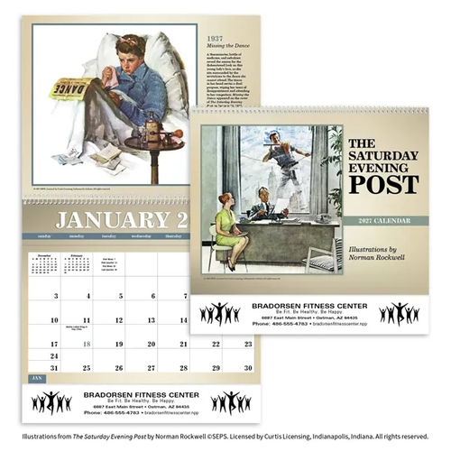 Photo of Triumph® Calendars The Saturday Evening Post Deluxe Pocke...