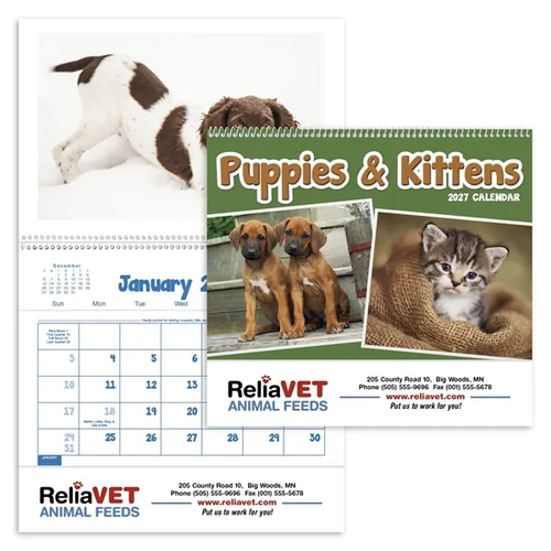 Photo of Triumph® Calendars Puppies & Kittens Pocket Calendar