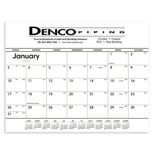 Photo of Triumph® Calendars Black & White Desk Pad