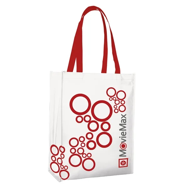 Lipstick Red color option for Universal Source® Laminated Non Woven Portrait Tote