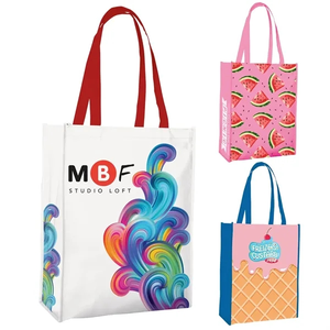 Photo of Universal Source® Laminated Non Woven Portrait Tote