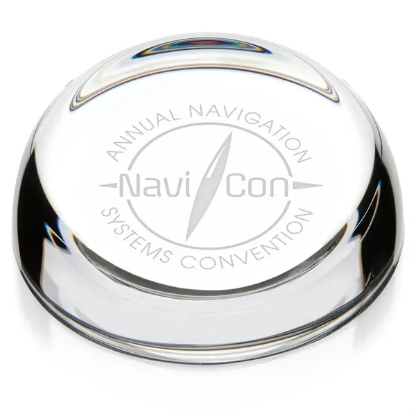 Clear color option for Jaffa® Clear Slant Top Paperweight