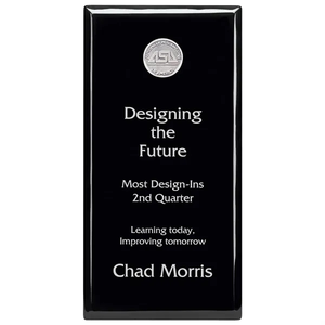 Photo of Jaffa® Black Plaque   6" X 12"