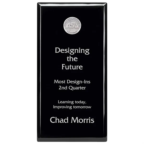 Main photo of Jaffa® Black Plaque   6" X 12"