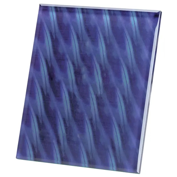 Indigo Wave color option for Jaffa® Trillinnium Award Plaque   8" X 10"