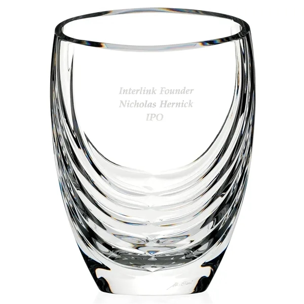 Clear color option for Mario Cioni Siena Clear Crystal Vase