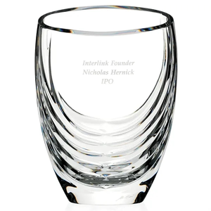 Photo of Mario Cioni Siena Clear Crystal Vase
