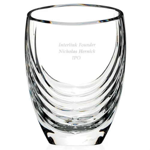 Main photo of Mario Cioni Siena Clear Crystal Vase