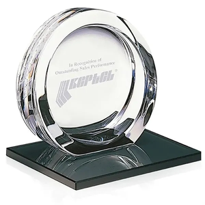 Photo of Mario Cioni High Tech Award On Black Glass Base   Large