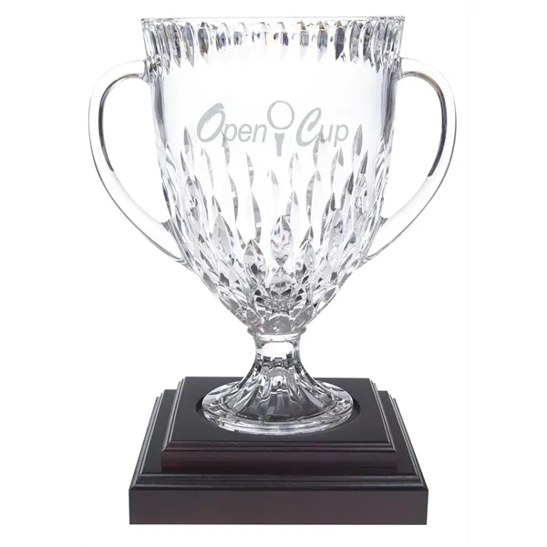 Clear color option for Mario Cioni Legacy Trophy Bowl With Wood Base
