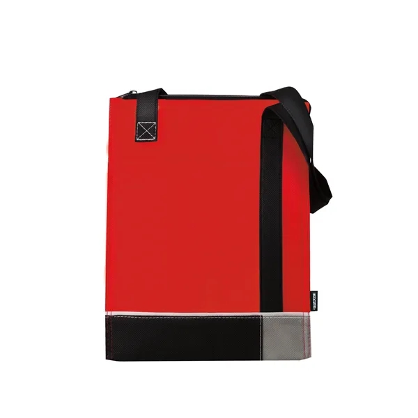 Red color option for Koozie® Tri Tone Lunch Sack