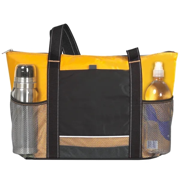 Goldenrod color option for Atchison® Icy Bright Cooler Tote