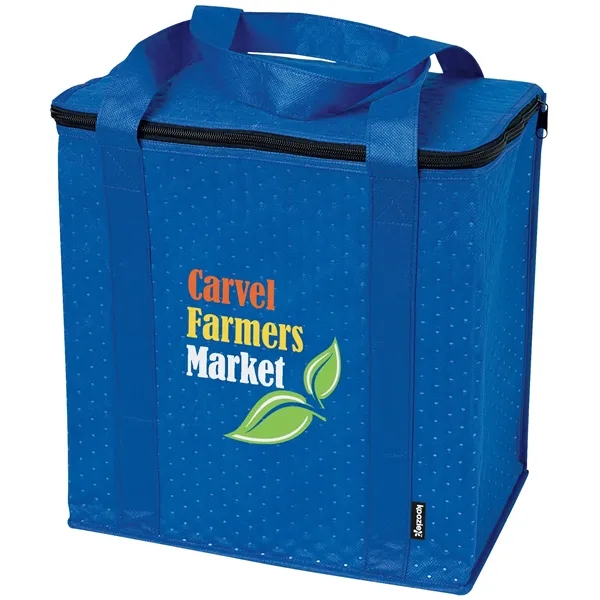 Royal color option for Koozie® Zippered Insulated Grocery Tote