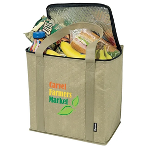 Photo of Koozie® Zippered Insulated Grocery Tote