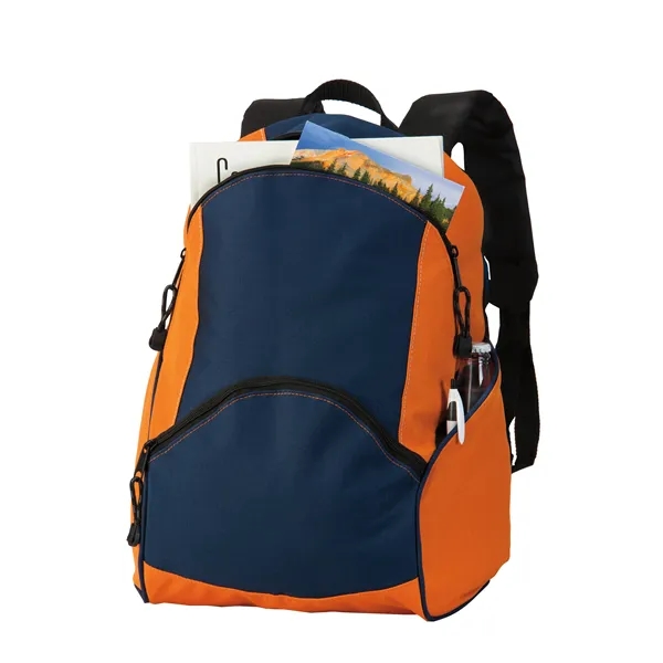 Navy / Burnt Orange color option for Atchison® On The Move Backpack