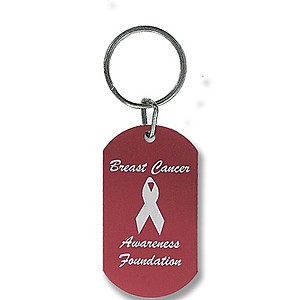 Photo of Color Dog Tag With Split Ring	