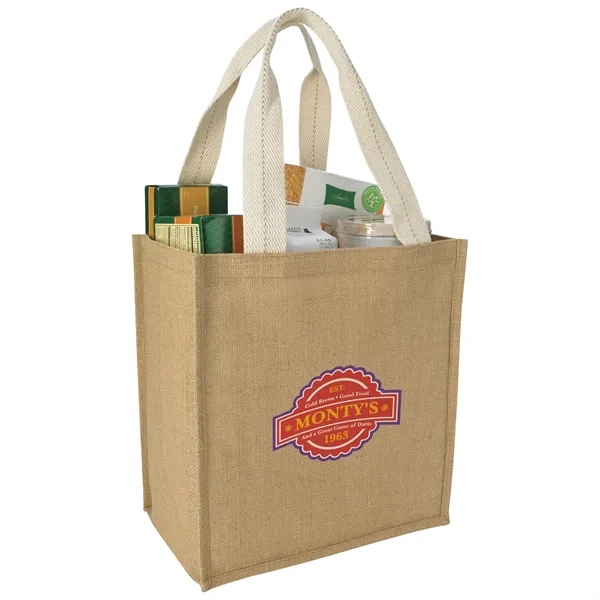 Natural color option for Good Value™ Jute Grocery Tote