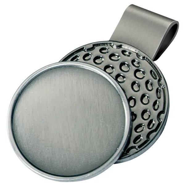 Antique Silver color option for Good Value™ Hat Clip With Ball Marker