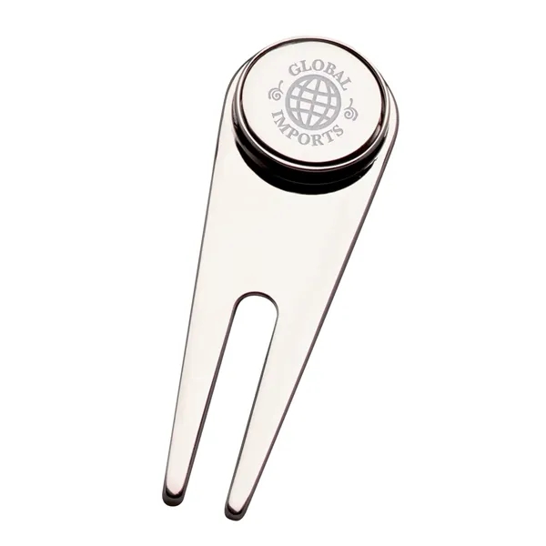 Silver color option for Magnetic Divot Repair Tool With Ball Marker