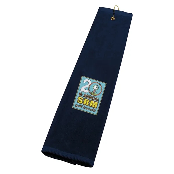 Navy color option for Golf Tri Fold Towel