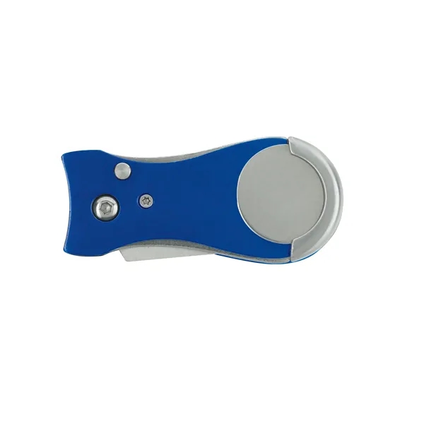 Royal & Silver color option for Good Value™ Flip Divot Tool & Marker