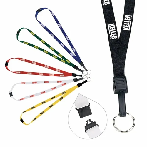 Main photo of 1/2" Breakaway Lanyard With Key Ring