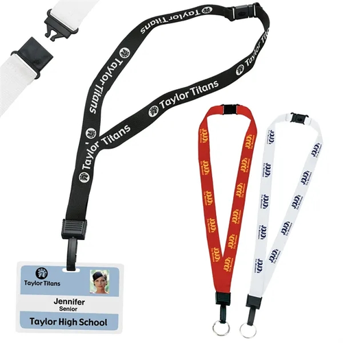 Main photo of 3/4" Breakaway Lanyard With Key Ring