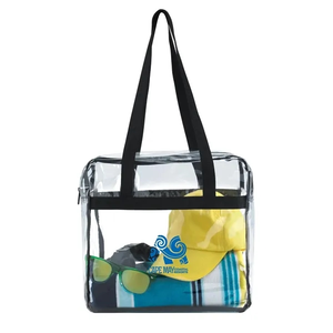 Photo of Good Value™ Clear Zippered Tote